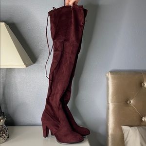 Tall boots used